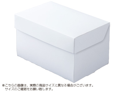 ケーキ箱 CP105-ホワイト 3×4