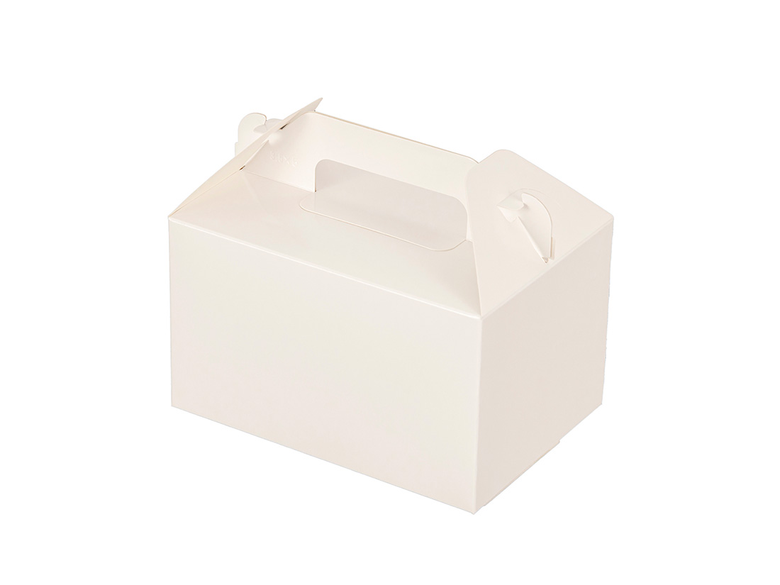 パッケージ中澤 ケーキ箱 HBホワイトP 3.5×5