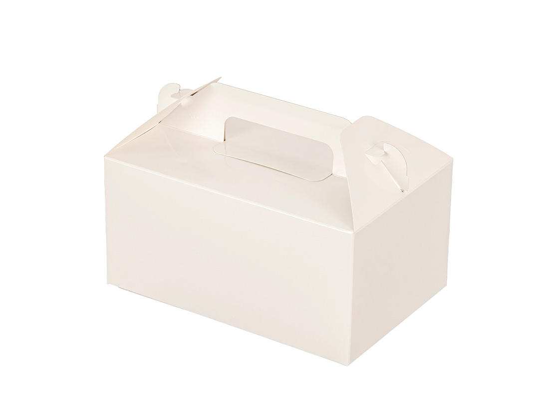 パッケージ中澤 ケーキ箱 HBホワイトP 4×6