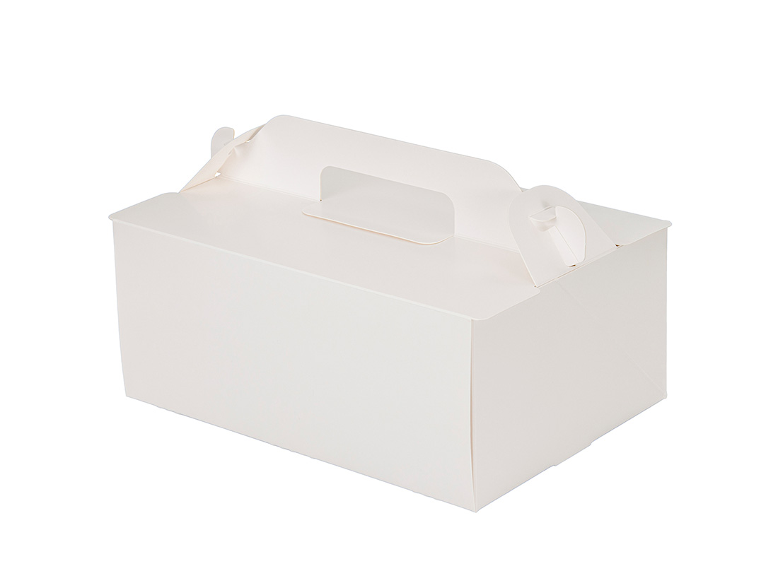 パッケージ中澤 ケーキ箱 OPL-ホワイト 5×7