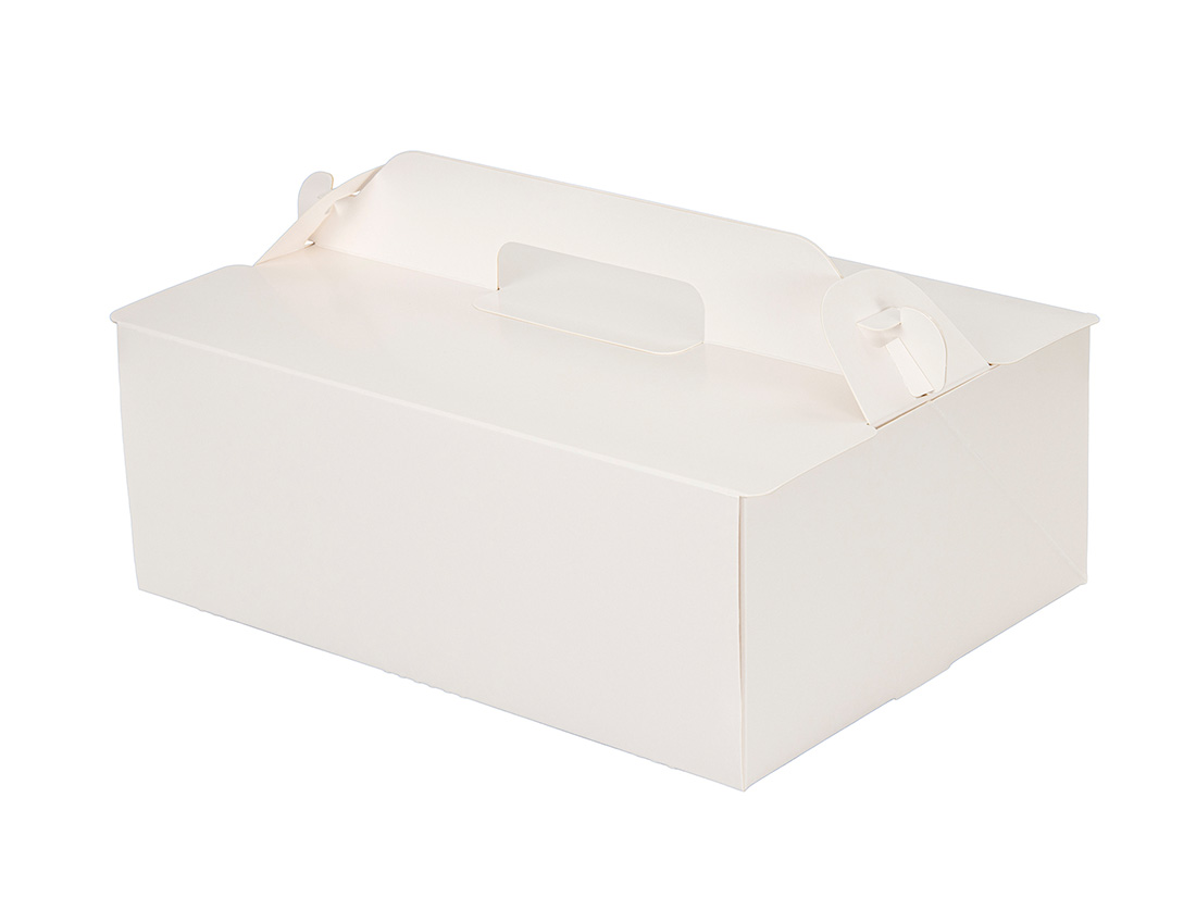 パッケージ中澤 ケーキ箱 OPL-ホワイト 6×8