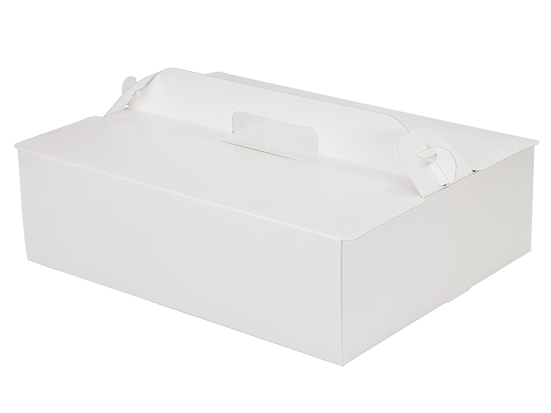 ケーキ箱 OPL-ホワイト 8×10