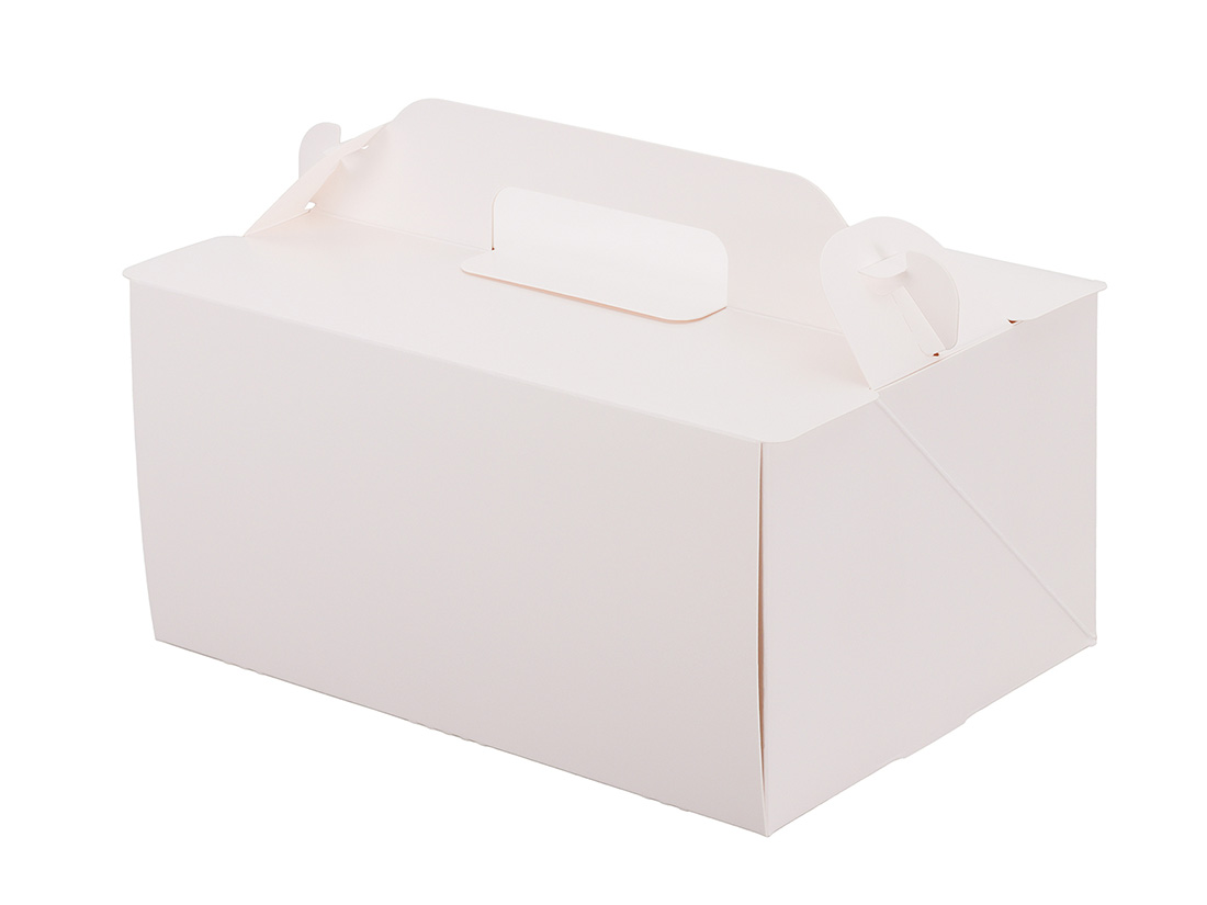 パッケージ中澤 ケーキ箱 105OPL-ホワイト 5×7
