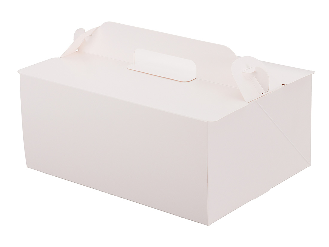 ケーキ箱 105OPL-ホワイト 6×8