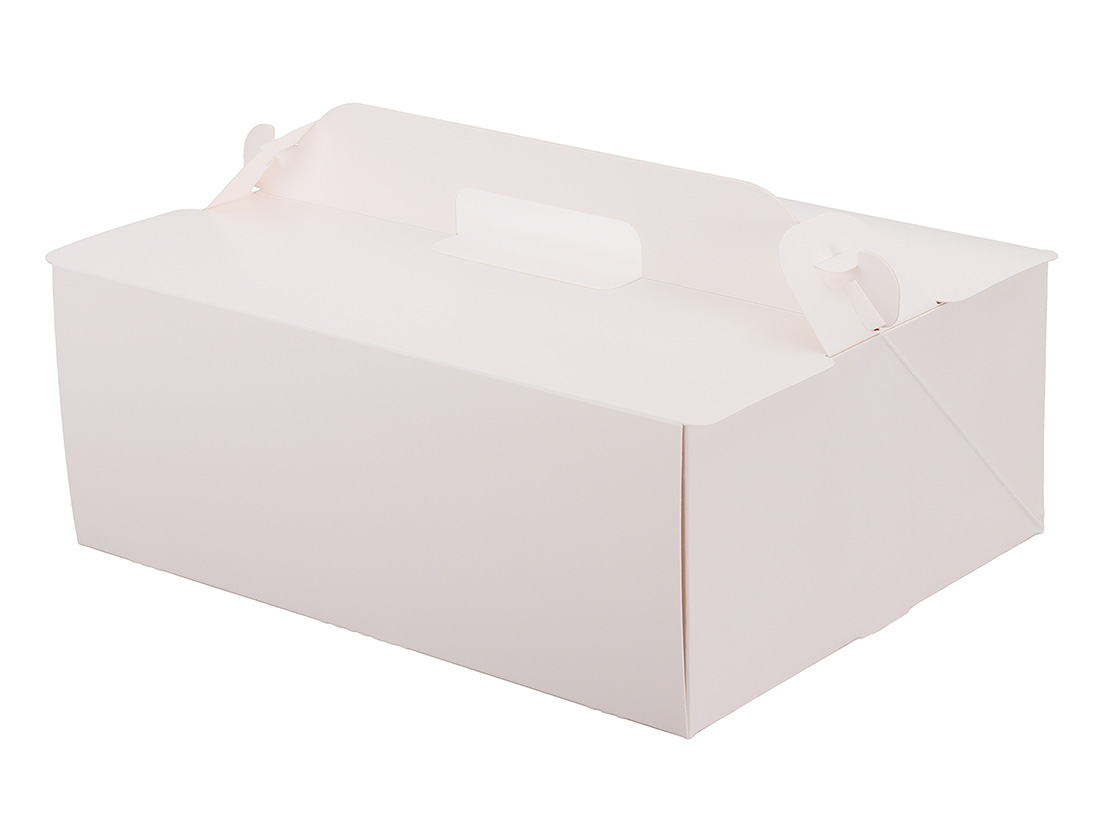 パッケージ中澤 ケーキ箱 105OPL-ホワイト 7×9