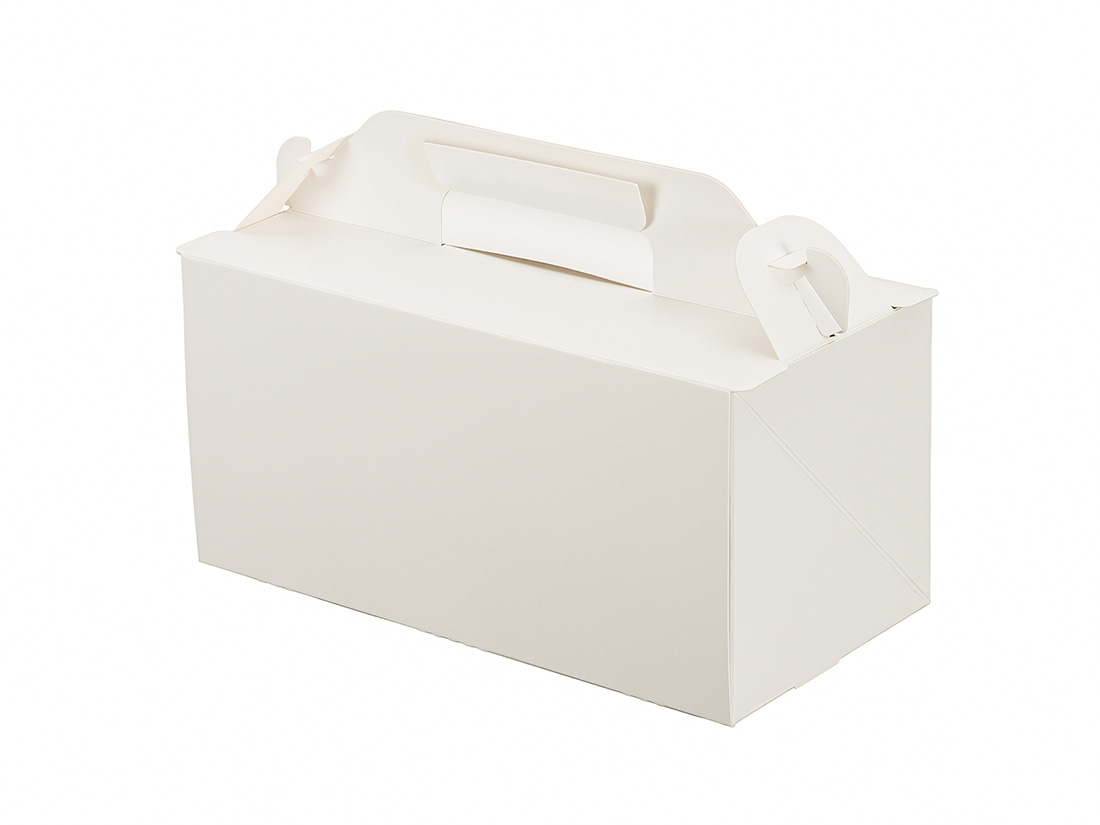 パッケージ中澤 ケーキ箱 105OPL-ホワイト 3.5×7