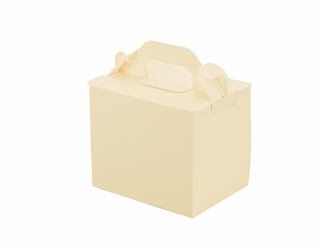 パッケージ中澤 ケーキ箱 105折OPL-バニラ 3×4