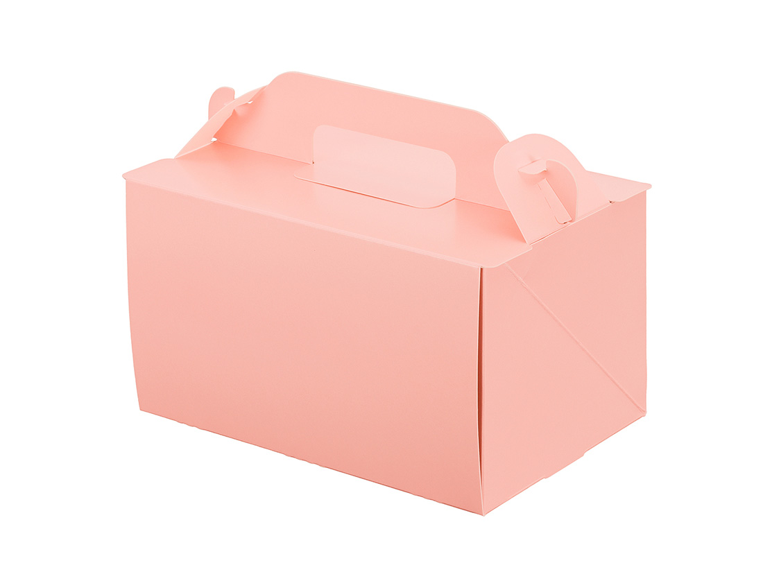 ケーキ箱 105OPL-ピーチ 4×6 | お菓子・パン材料・ラッピングの通販【cotta＊コッタ】