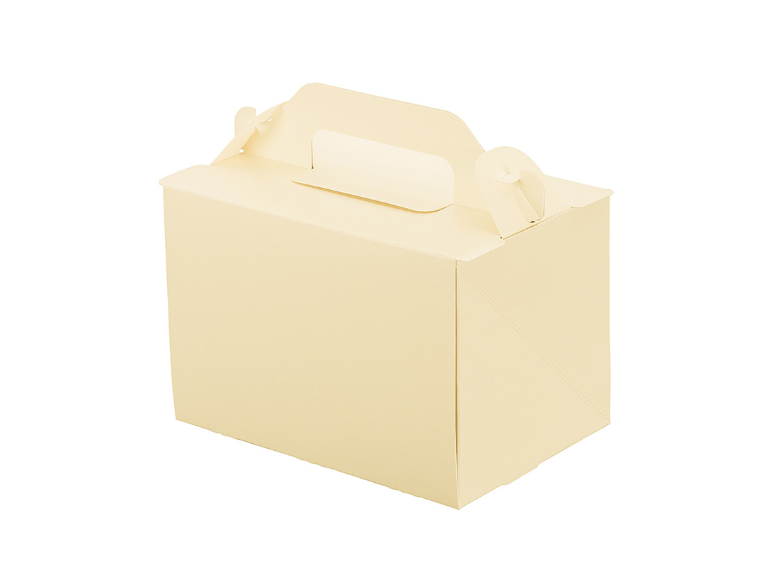 パッケージ中澤 ケーキ箱 105OPL-バニラ 3.5×5