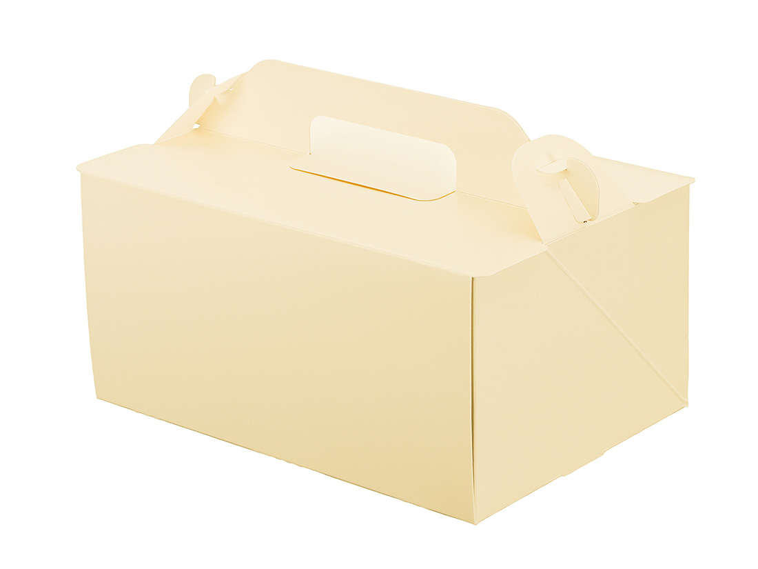 パッケージ中澤 ケーキ箱 105OPL-バニラ 5×7