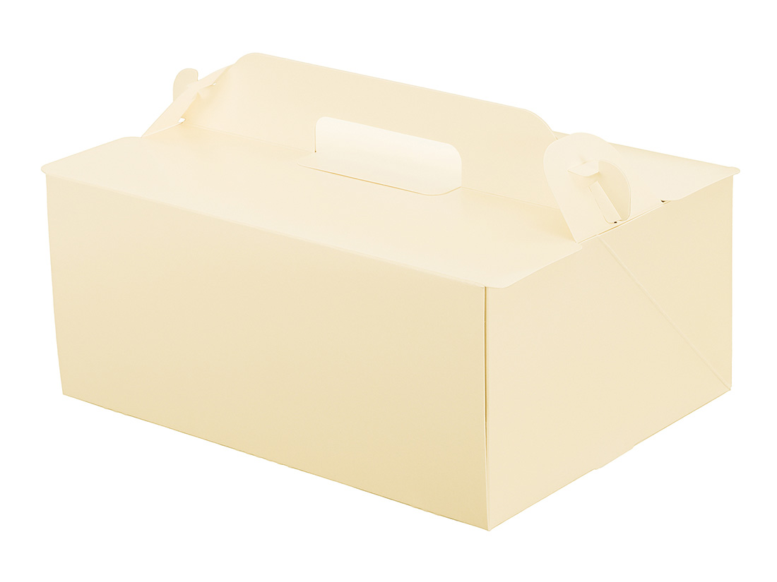 パッケージ中澤 ケーキ箱 105OPL-バニラ 6×8
