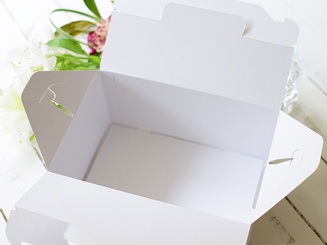 cotta ケーキ箱 手提トップオープンNC 4×6 | 手提げケーキ箱 | お菓子