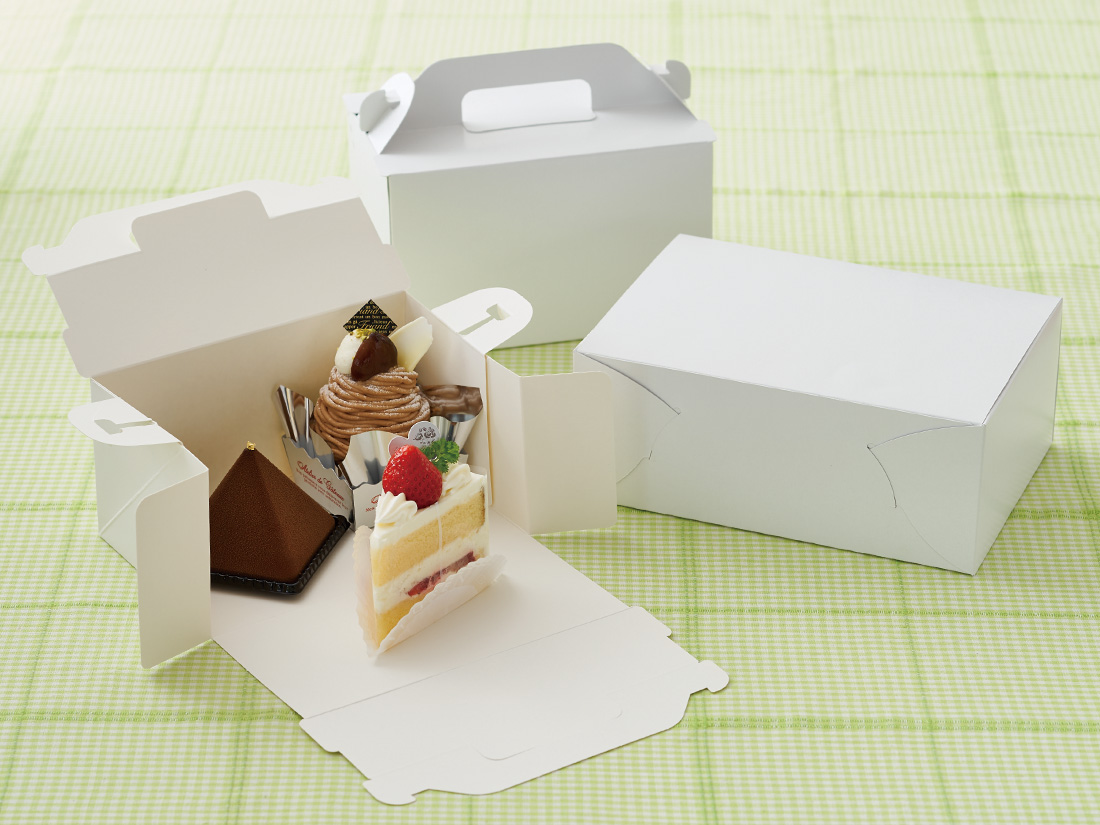 ケーキ箱 ホワイトショートnc No 5 お菓子 パン材料 ラッピングの通販 Cotta コッタ
