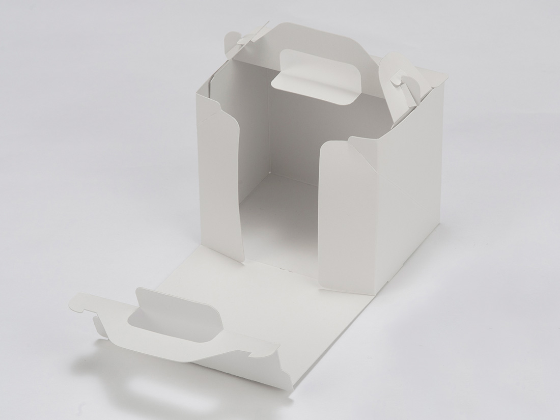 ケーキ箱 高さのあるサイドオープンNC 3×4 | 手提げケーキ箱 | お菓子・パン材料・ラッピングの通販【cotta＊コッタ】