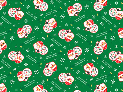 クリスマス包装紙 サンタズギフトg お菓子 パン材料 ラッピングの通販 Cotta コッタ