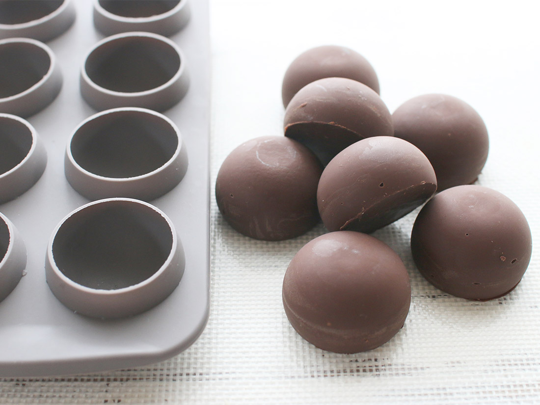 3Dシリコンモールド（ラウンド） チョコレート型・チョコレートモールド お菓子・パン材料・ラッピングの通販【cotta＊コッタ】