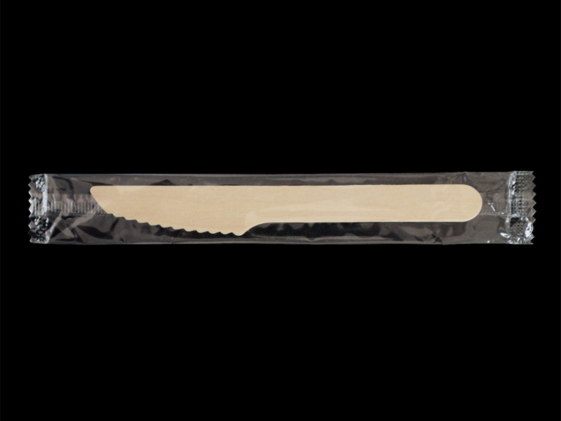 木製ナイフ #140(小) 単袋 100本入