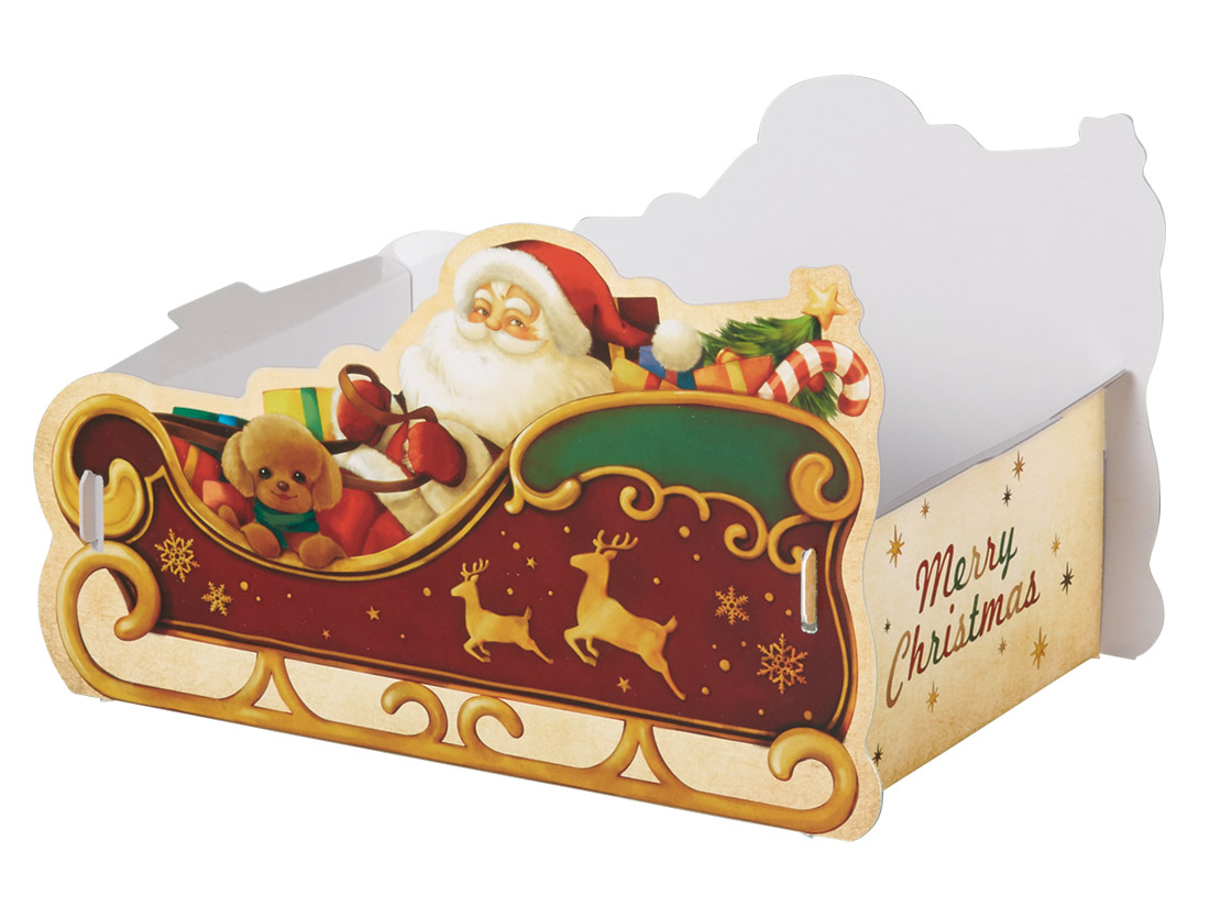 ギフト箱 サンタのソリ ギフト用ボックス カゴ バッグ お菓子 パン材料 ラッピングの通販 Cotta コッタ