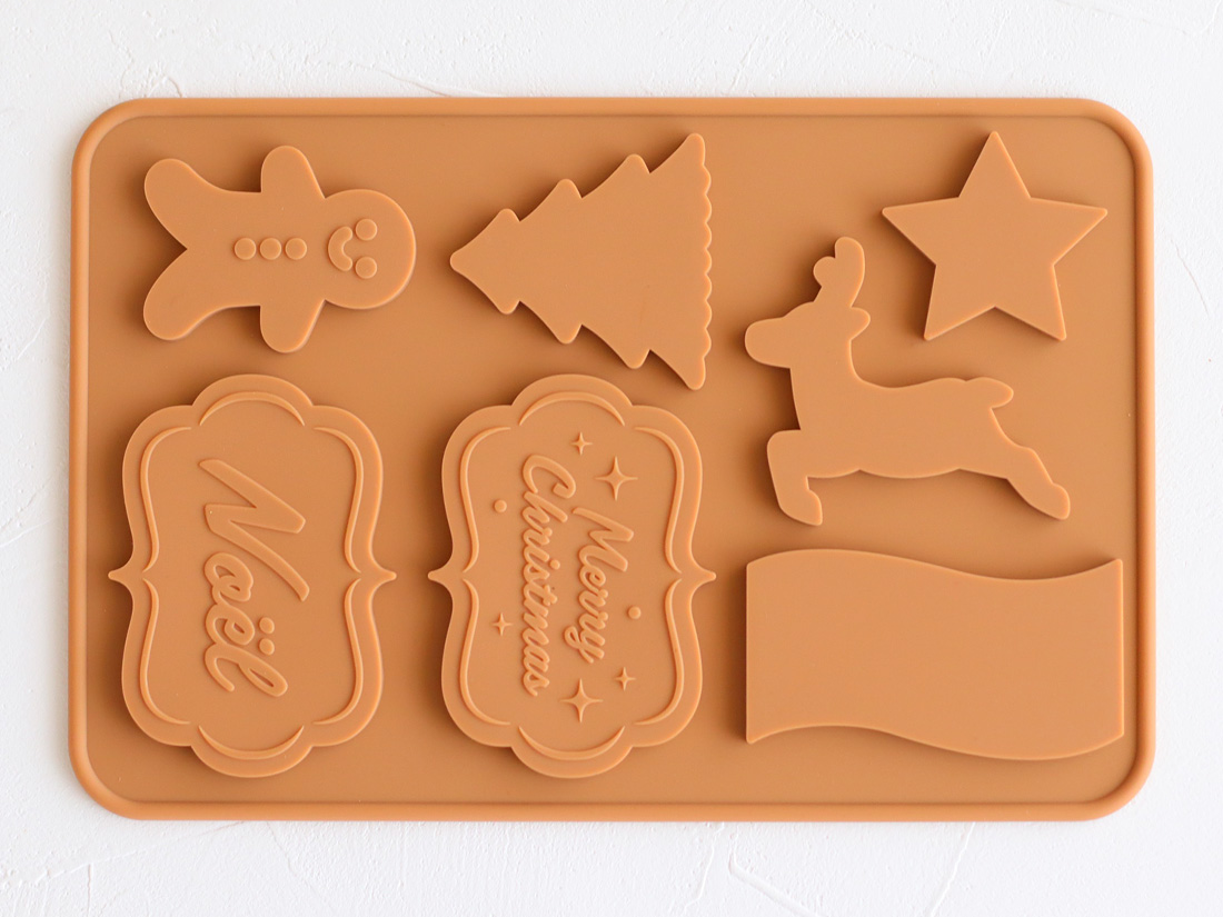 cotta クリスマスシリコンモールド(プレート) チョコレート型・チョコレートモールド  お菓子・パン材料・ラッピングの通販【cotta＊コッタ】