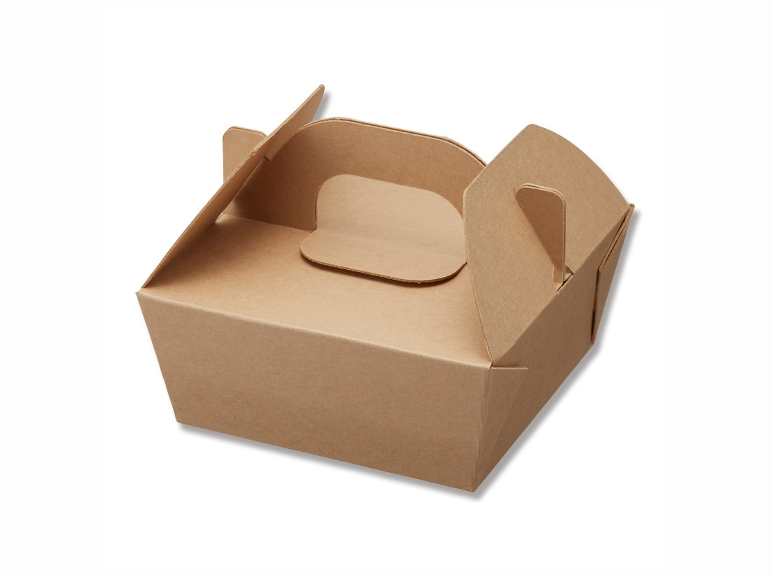 ネオクラフトキャリーフードボックス S | その他の軽食包材 | お菓子・パン材料・ラッピングの通販【cotta＊コッタ】