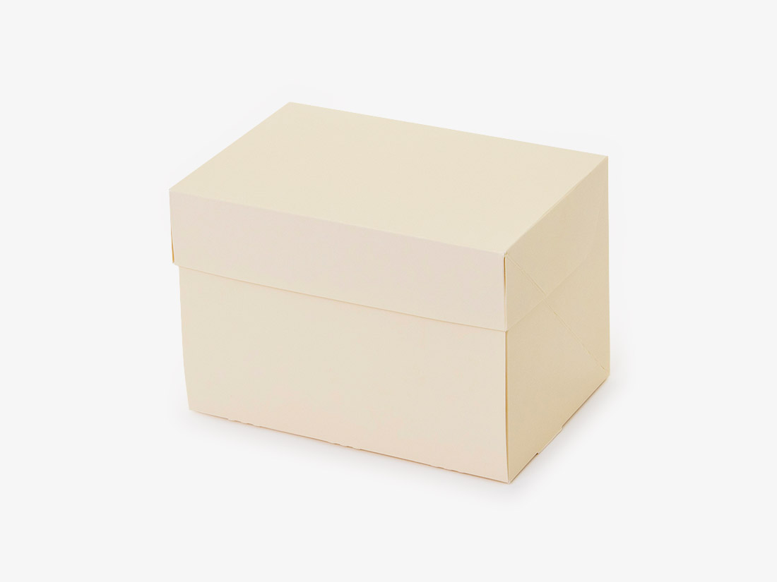 パッケージ中澤 ケーキ箱CP 105 アイボリー 3.5×5