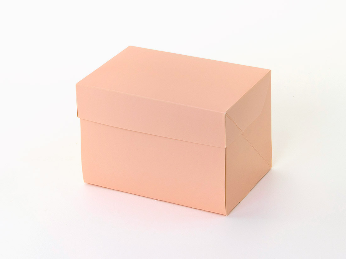 パッケージ中澤 ケーキ箱CP 105 ピンク 3.5×5