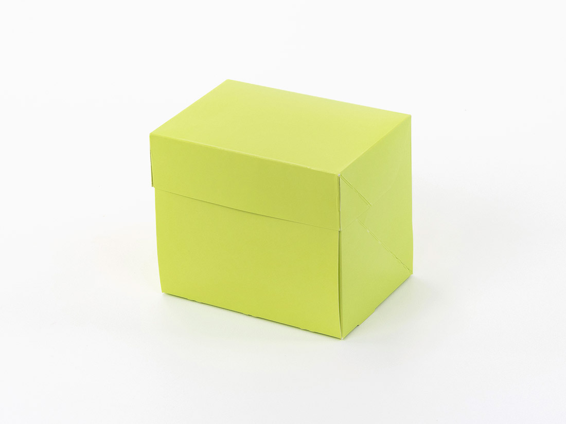 パッケージ中澤 ケーキ箱CP 105 グリーン 3×4