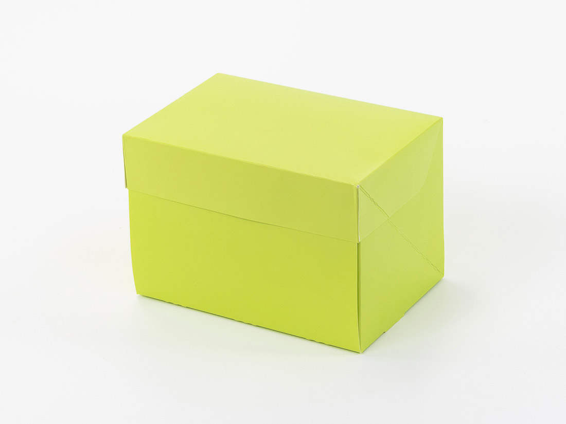 パッケージ中澤 ケーキ箱CP 105 グリーン 3.5×5