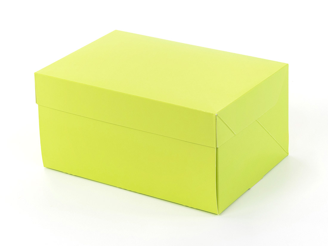 パッケージ中澤 ケーキ箱CP 105 グリーン 5×7