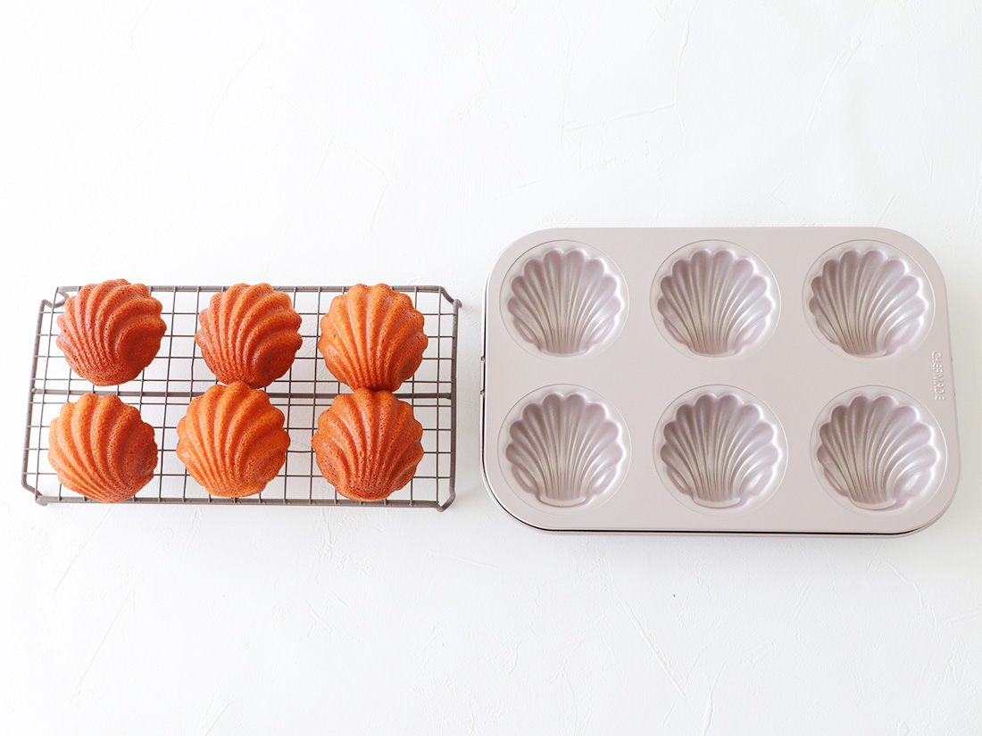 コキーユ型 深型(6個取) マドレーヌ型 お菓子・パン材料・ラッピングの通販【cotta＊コッタ】