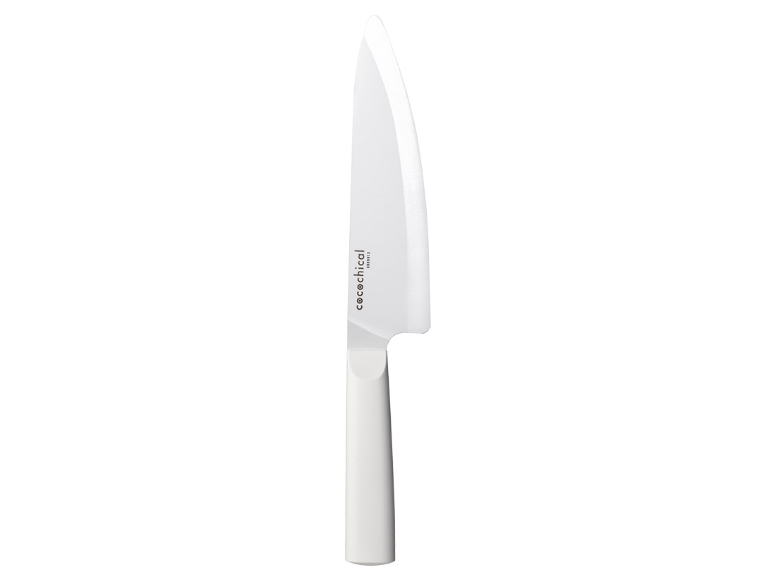 cocochical セラミックナイフ 牛刀18cm 白