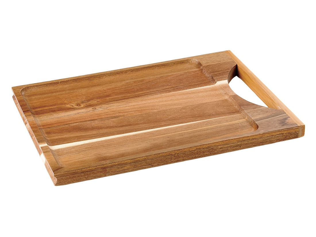 アカシア ラウンドプレート    木製食器   お菓子・パン材料
