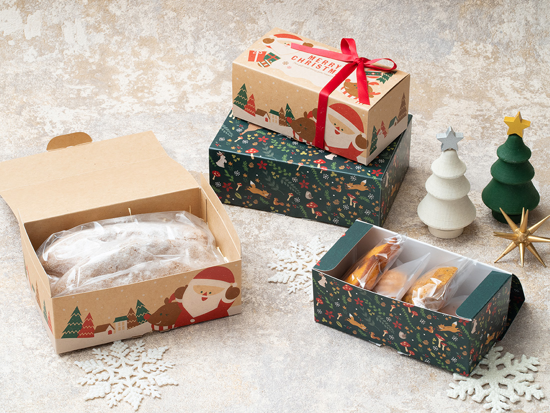 cotta ギフト箱 北欧 フォレストアニマル S クリスマスのギフト箱 お菓子・パン材料・ラッピングの通販【cotta＊コッタ】