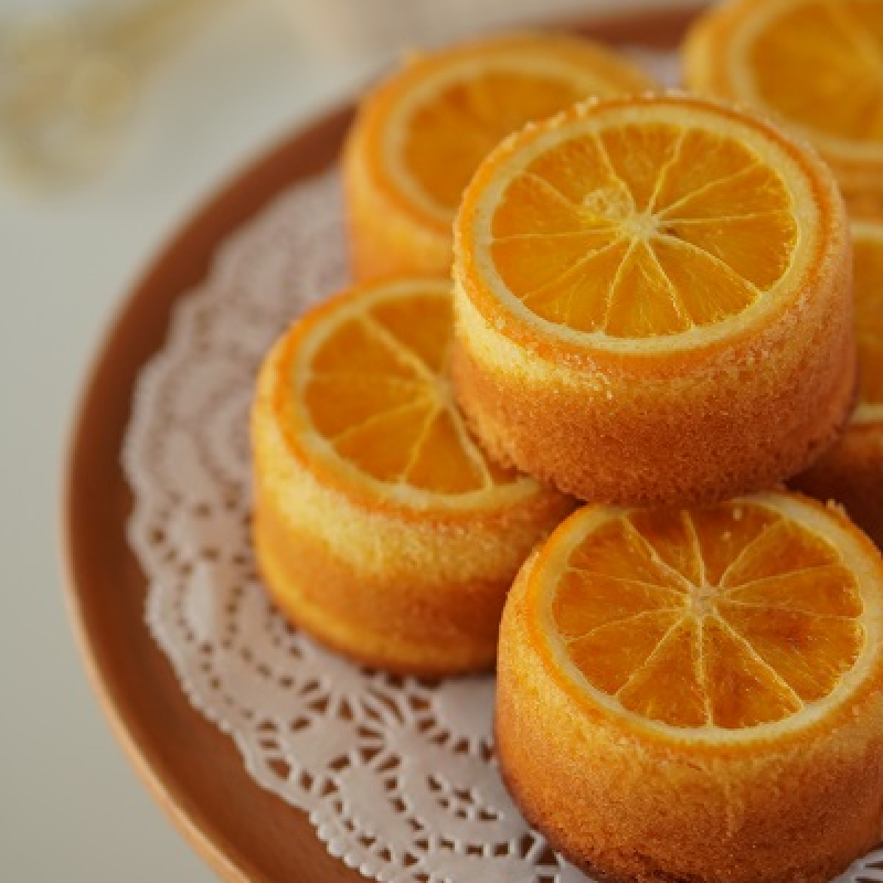 米粉のオレンジアップサイドダウンケーキ」みのすけ | お菓子・パンの