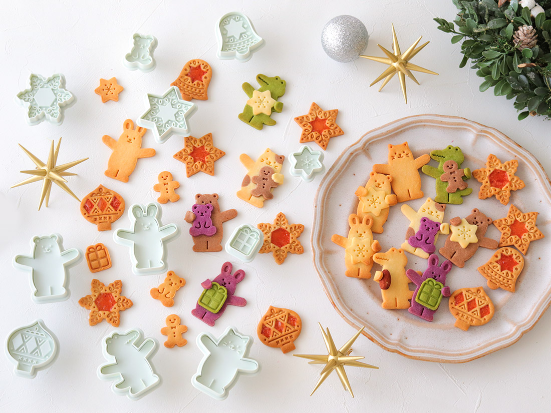 抱っこクッキークリスマススオーナメントクッキー型 | お菓子・パン材料・ラッピングの通販【cotta＊コッタ】