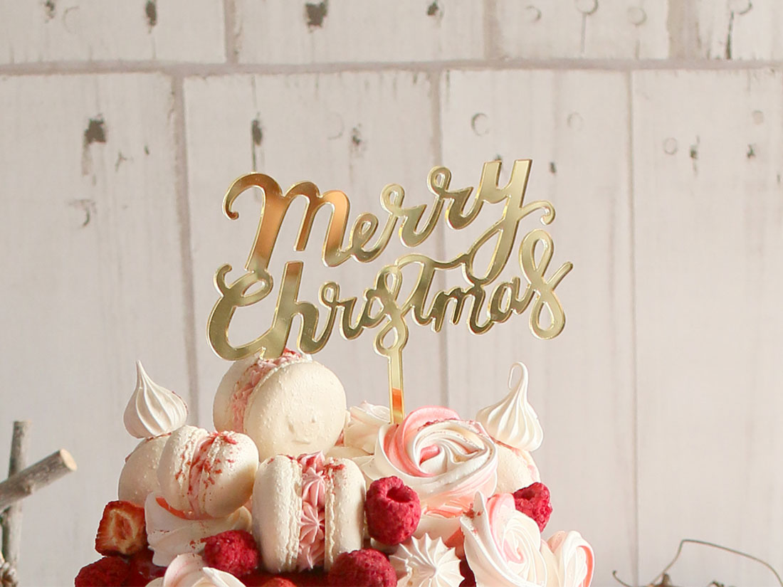 cotta ケーキトッパー メリークリスマス | クリスマスのケーキピック・ケーキトッパー | お菓子・パン材料・ラッピングの通販【cotta＊コッタ】